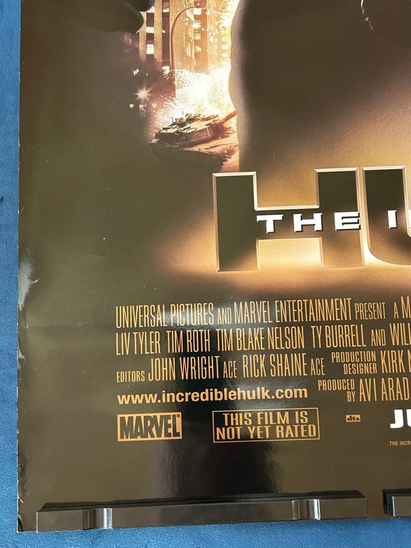 インクレディブル・ハルク　USオリジナル映画ポスター