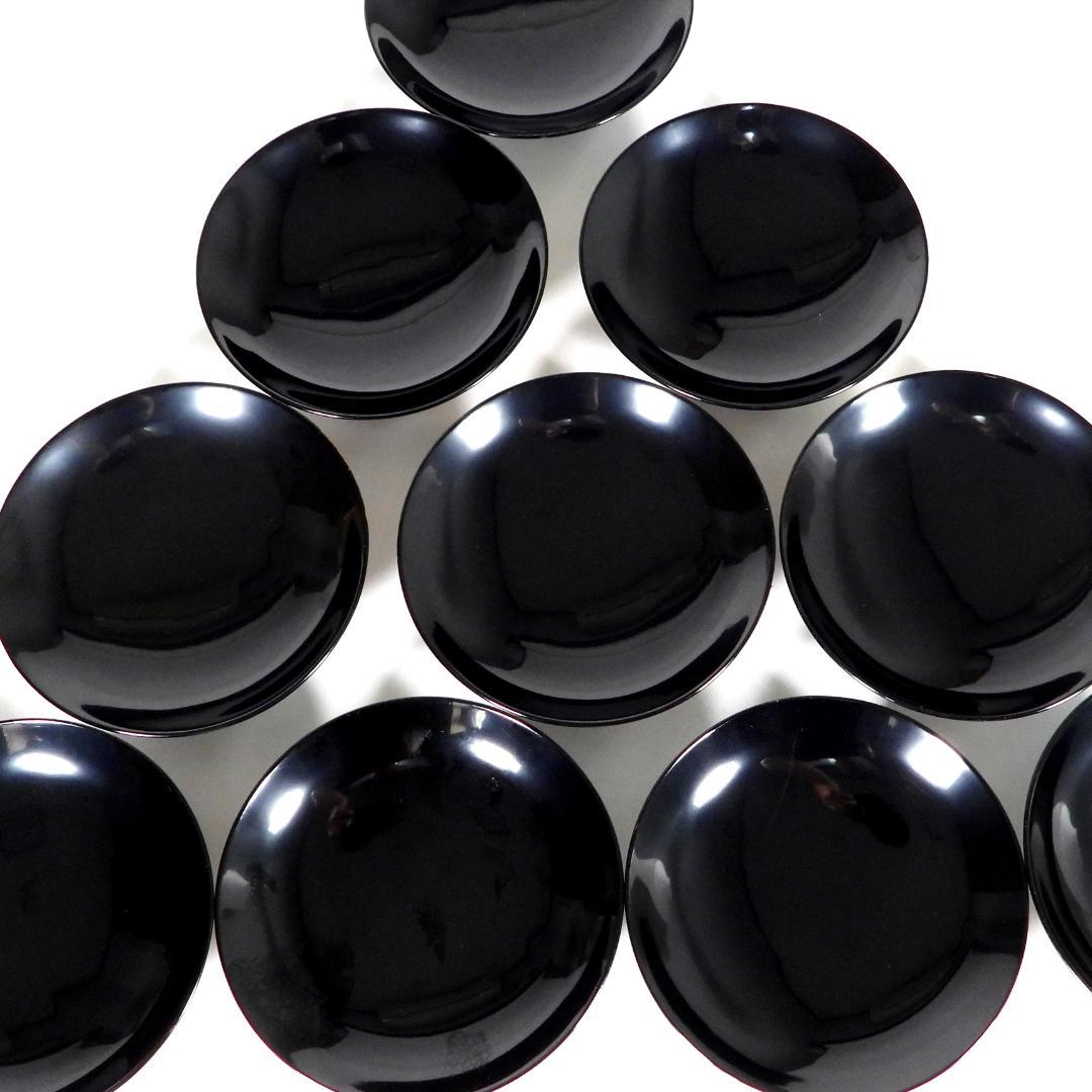 輪島塗　漆器　本金蒔絵花絵紋　木製　蓋付椀　お煮物椀　吸物椀　10客