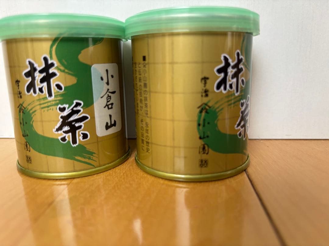 京都宇治抹茶 山政小山園 小倉山30g 7缶セット ➕福岡八女抹茶1缶