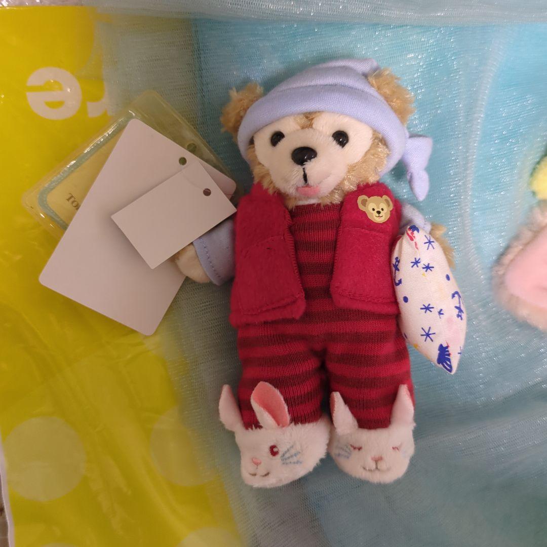 ダッフィー パジャマ ぬいぐるみバッジ ディズニーシー オープンマウス