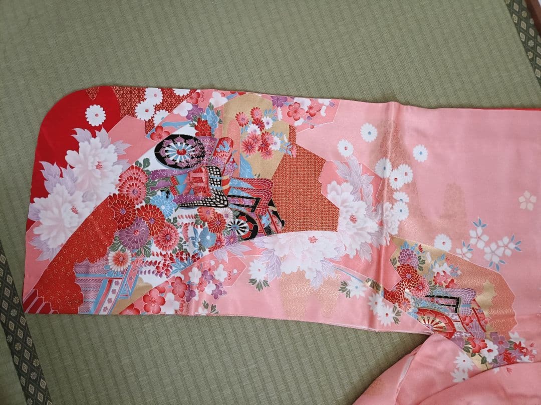 七五三7歳女の子祝い着セット