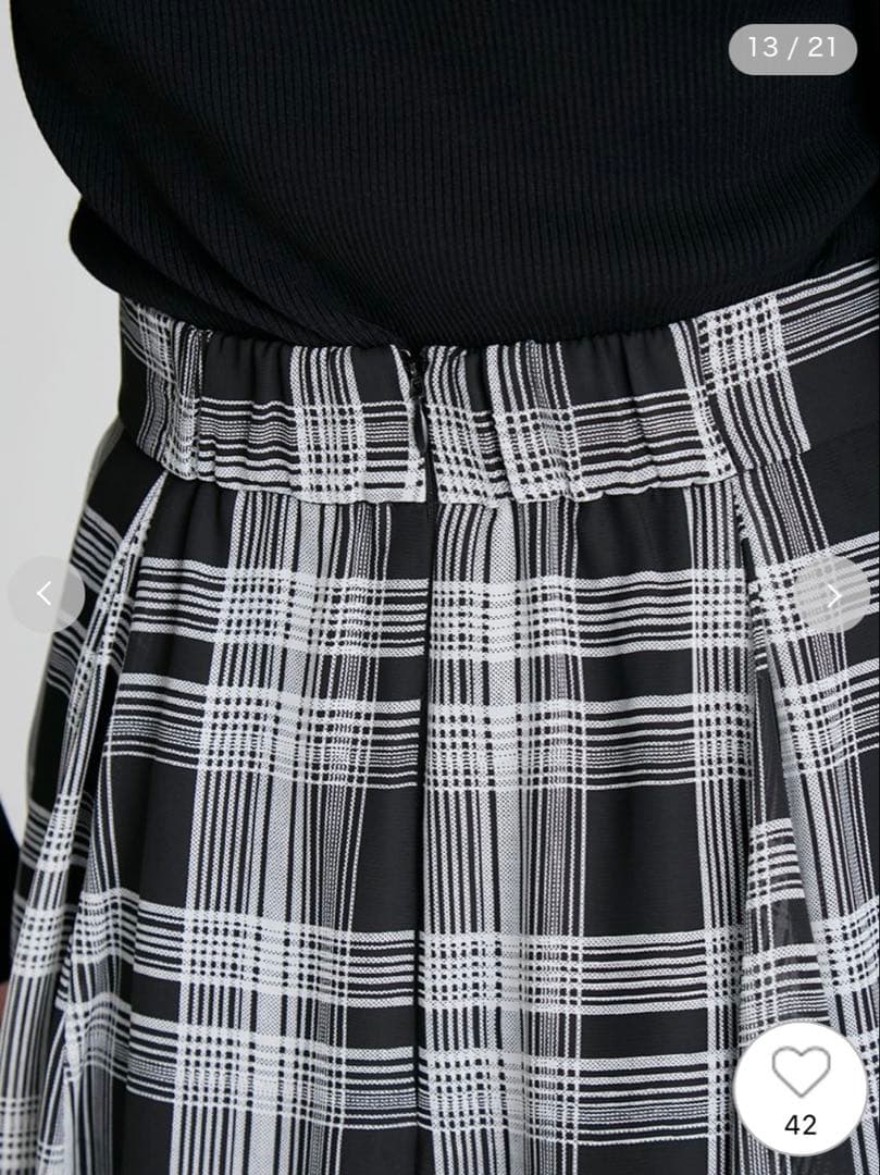 セルフォード　シアーチェック　スカート