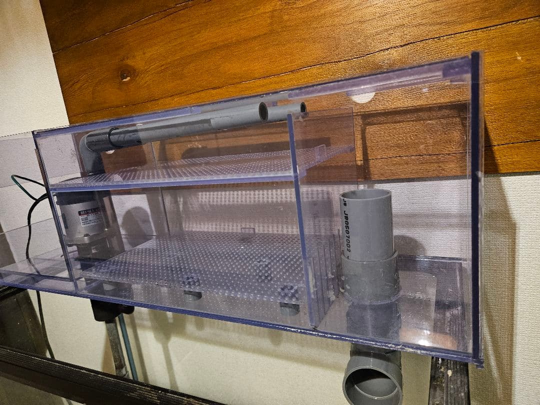 60cm水槽用アクリル上部フィルター +レイシーP-112S ポンプ