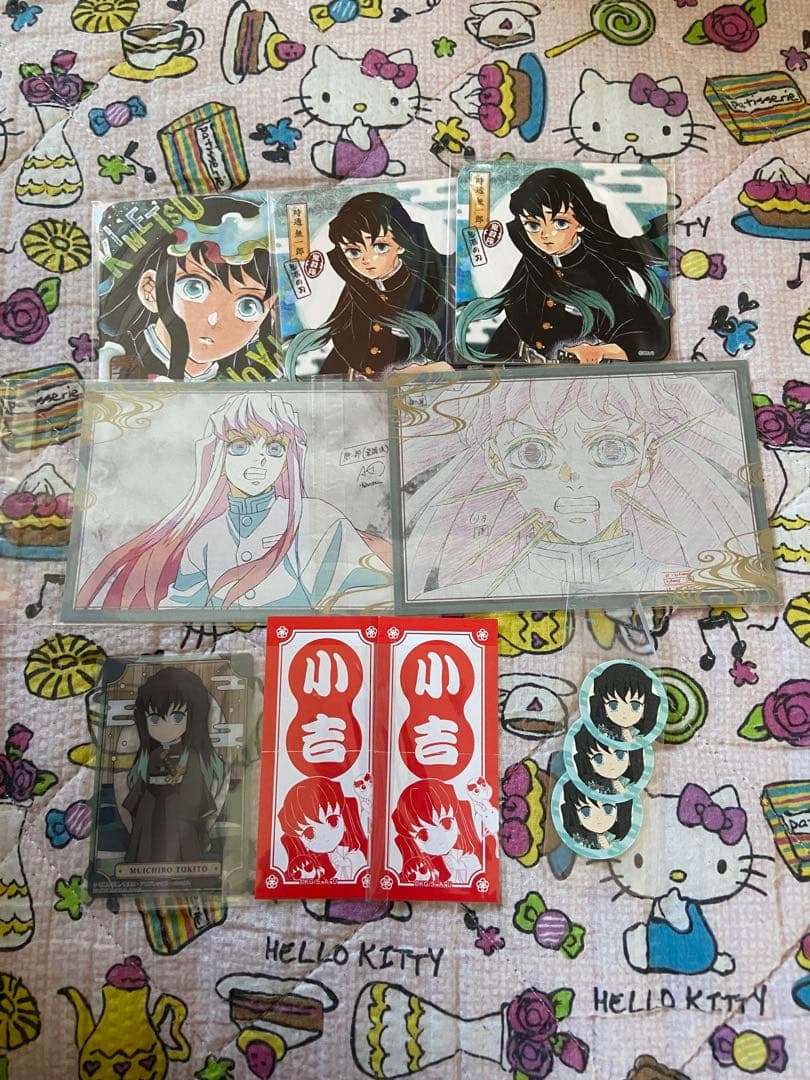 鬼滅の刃 無一郎 アートコースター・おすそ分けポストカード 鬼滅の刃