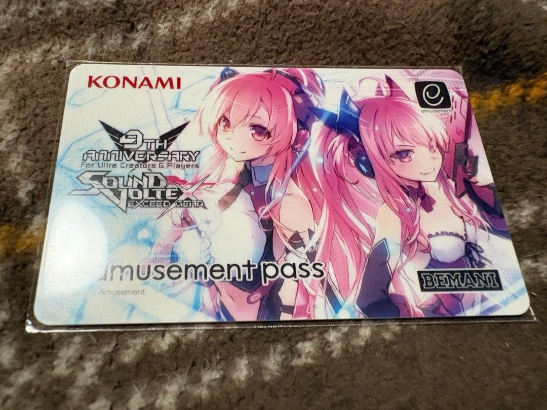 SOUND VOLTEX 9周年 e-amusement pass SDVX 9周年 e-amusement pass