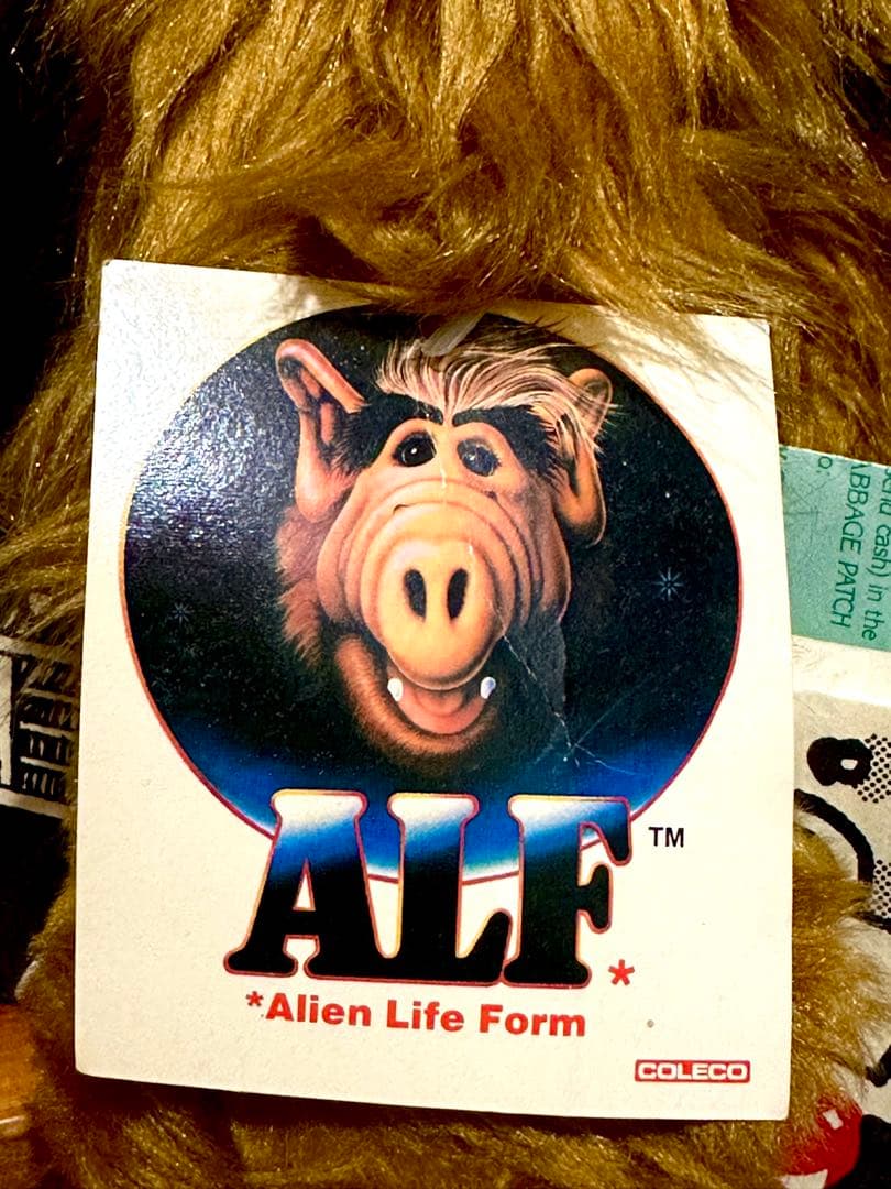 超希少] ALF アルフ 1986年製 タグ&箱付き ぬいぐるみ ヴィンテージ