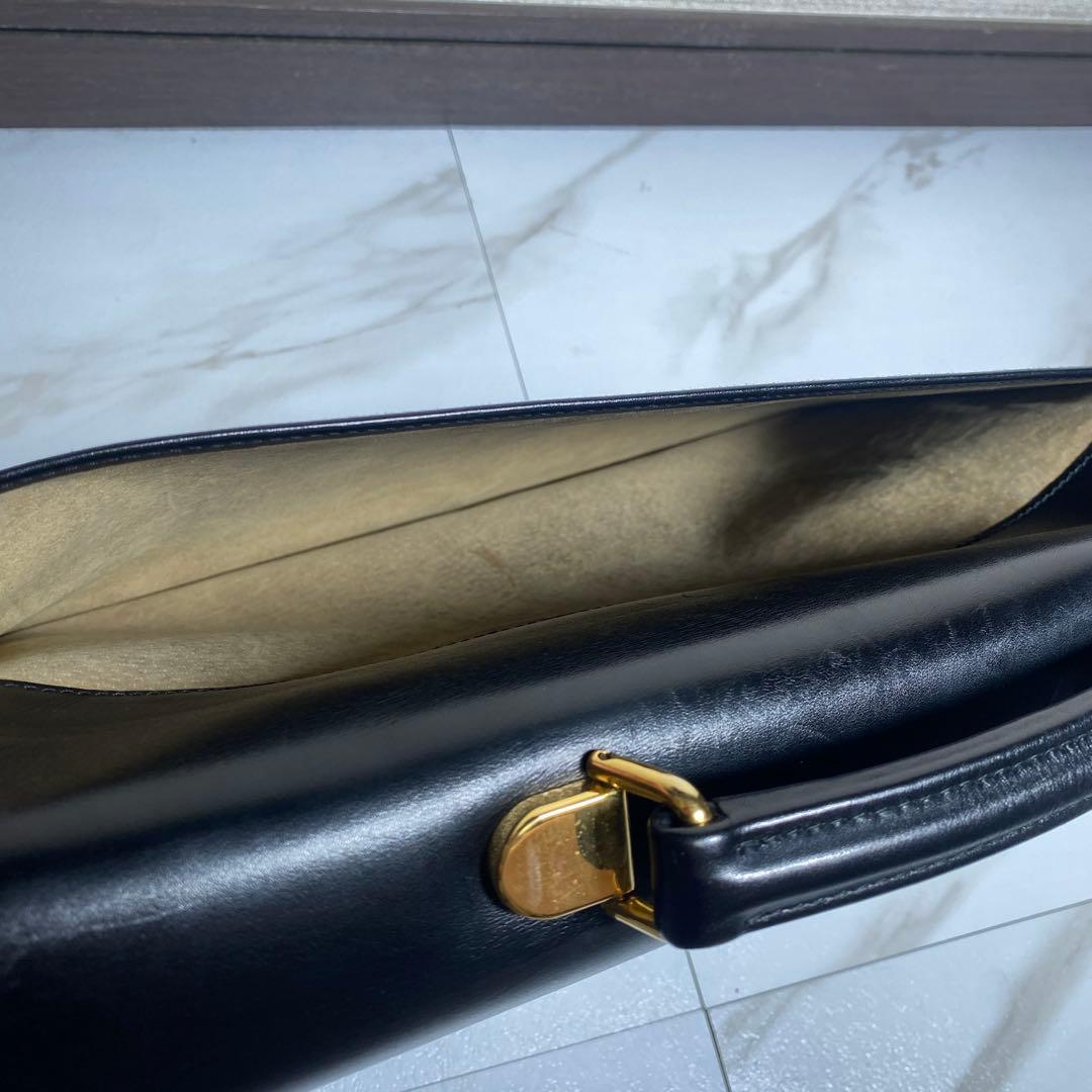 希少⭐︎ダンヒル 自立型ビジネスバッグ ブリーフケース オールレザー 布袋付き