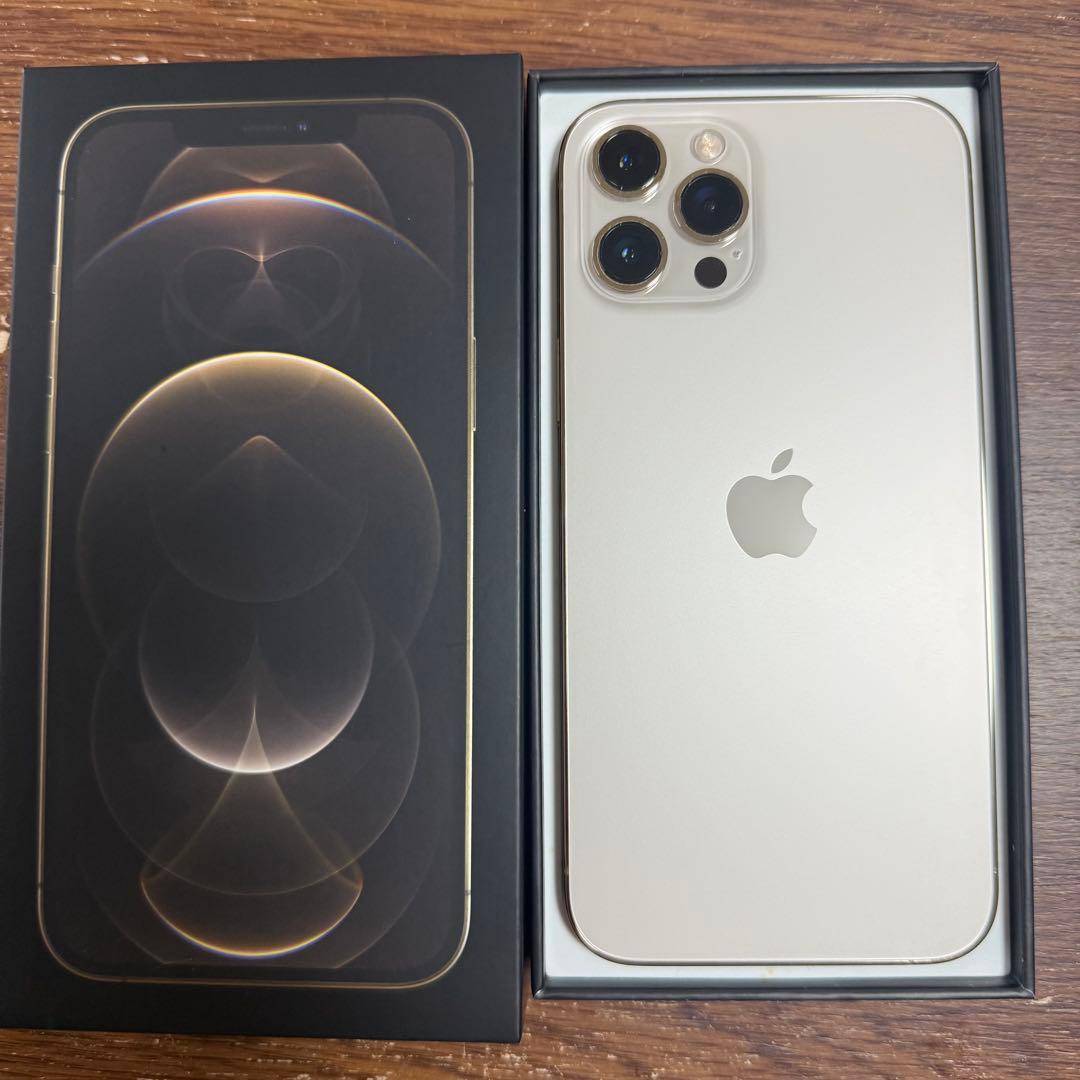 Apple iPhone 12 ProMAX ゴールド スマホ本体 128GB