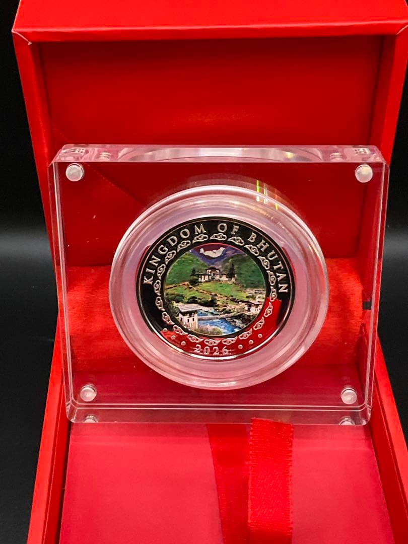 2026年ブータン 午年 馬 カラー プルーフ銀貨