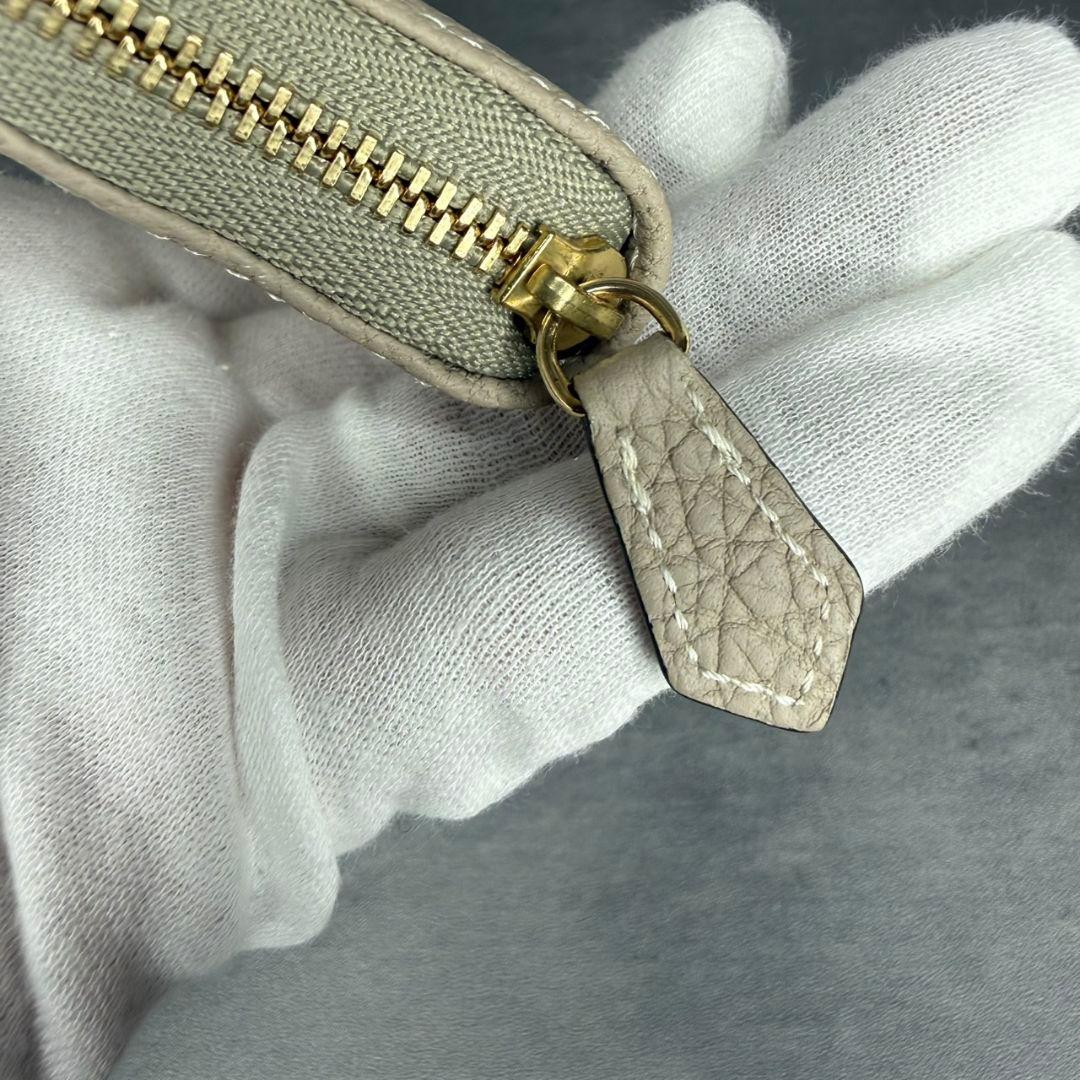 【未使用級】BONAVENTURA ラウンドジップ ケース キーリング付き