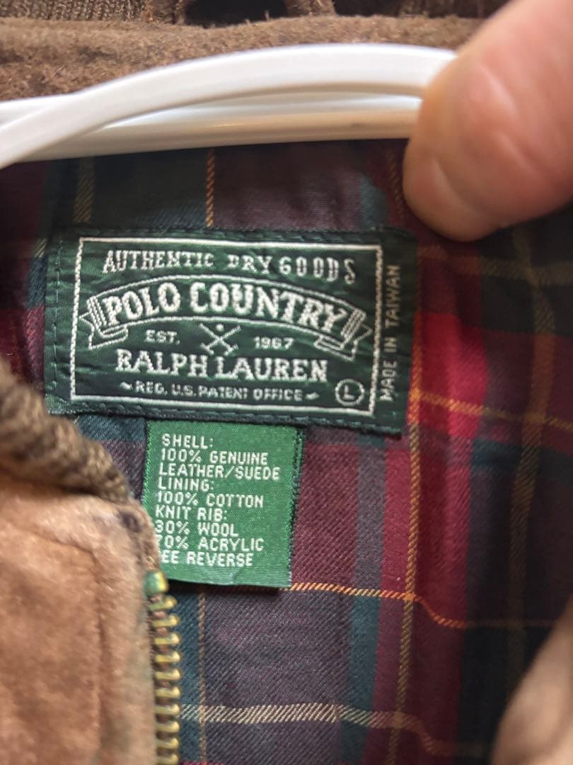 POLO COUNTRY スエード ジャケット