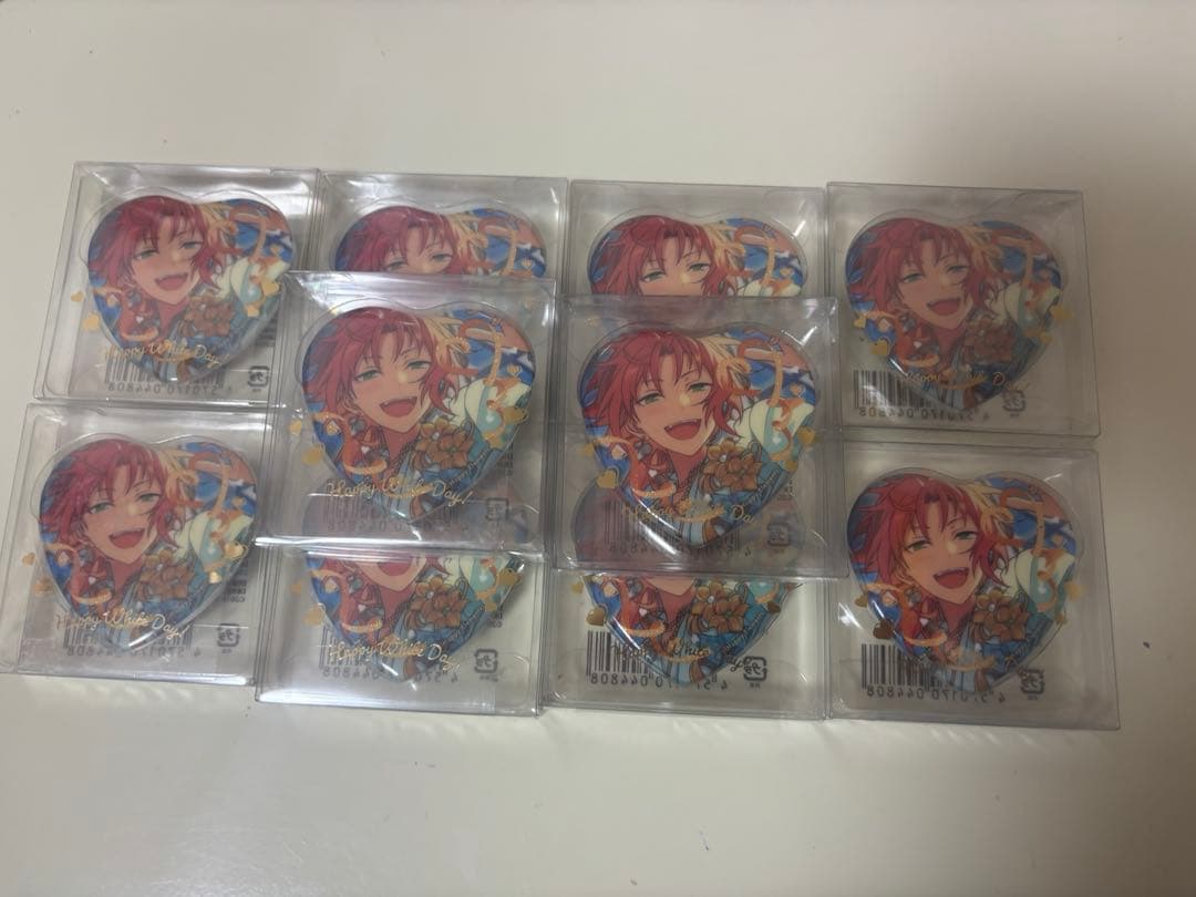 あんスタ　ホワイトデー　ハート缶バッジ　月永レオ 月永レオ あんスタ ホワイトデー ハート缶バッジ ホワイトデー ハート