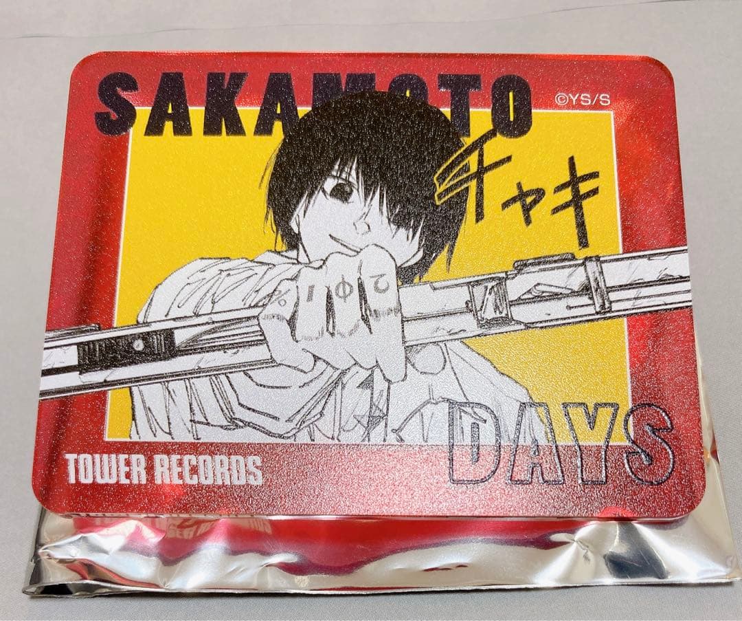 サカモトデイズ 原画展 缶バッジ 勢羽 夏生 タワーレコード タワレコ 4