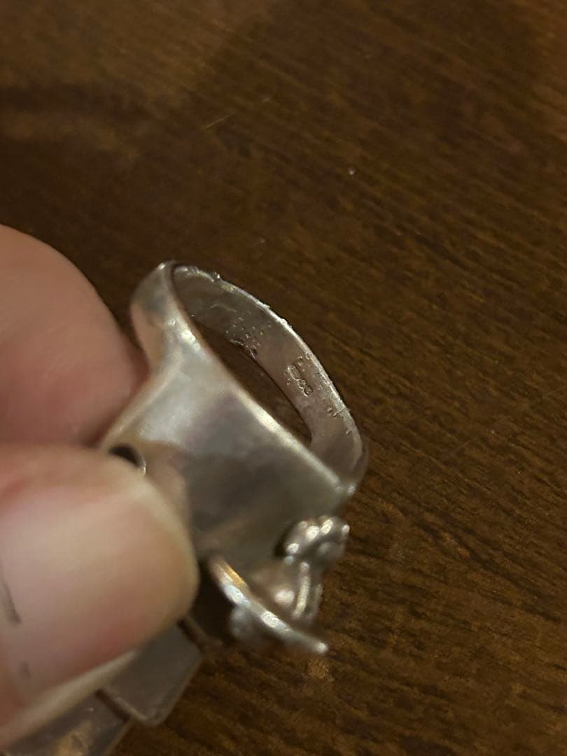 ⚠️ 変形難アリ ヴィヴィアン初期アーマーリング Lサイズ イタリア製　15号