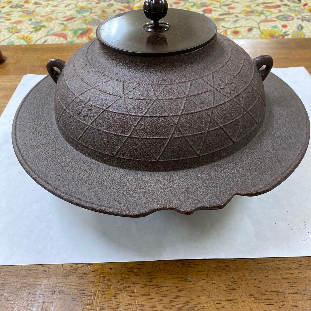 A 4 茶道 炉・透木釜 人間国宝・高橋敬典作