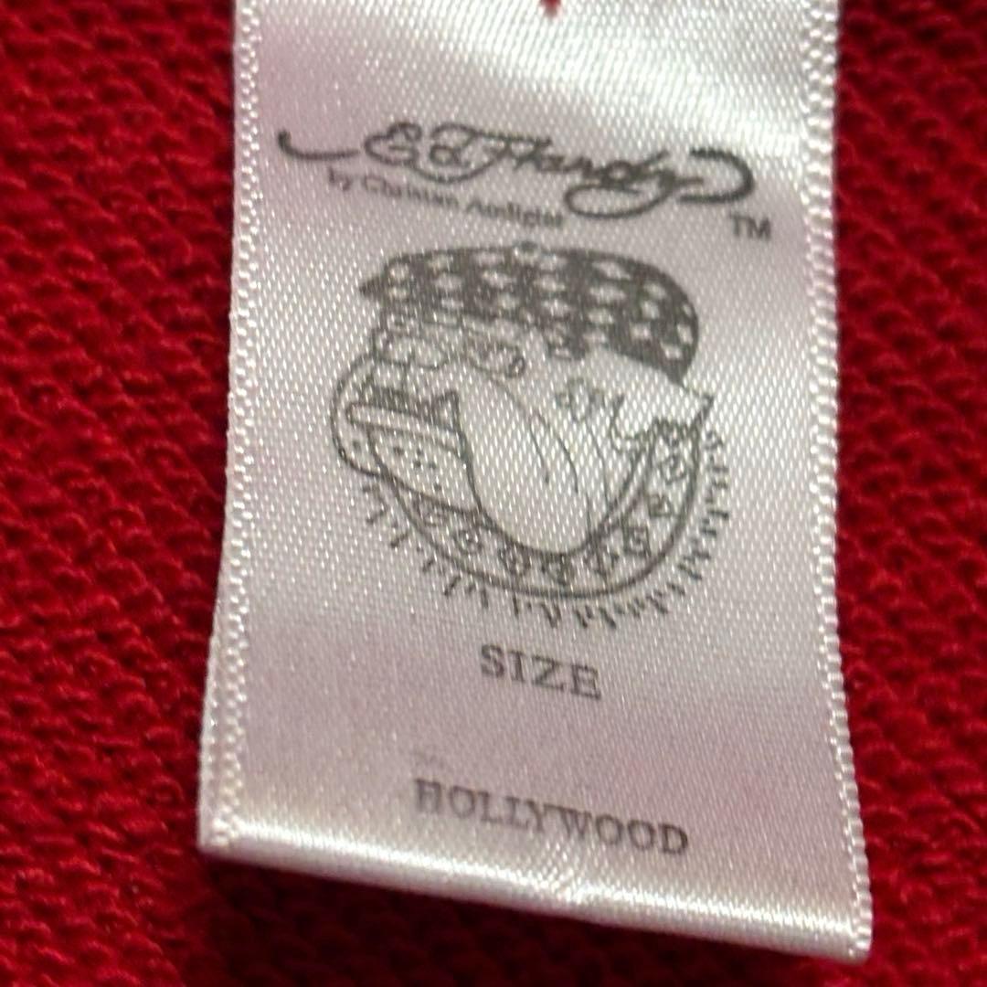 エドハーディー×クリスチャンオードジェ− フルジップパーカー　スカル　ドラゴン