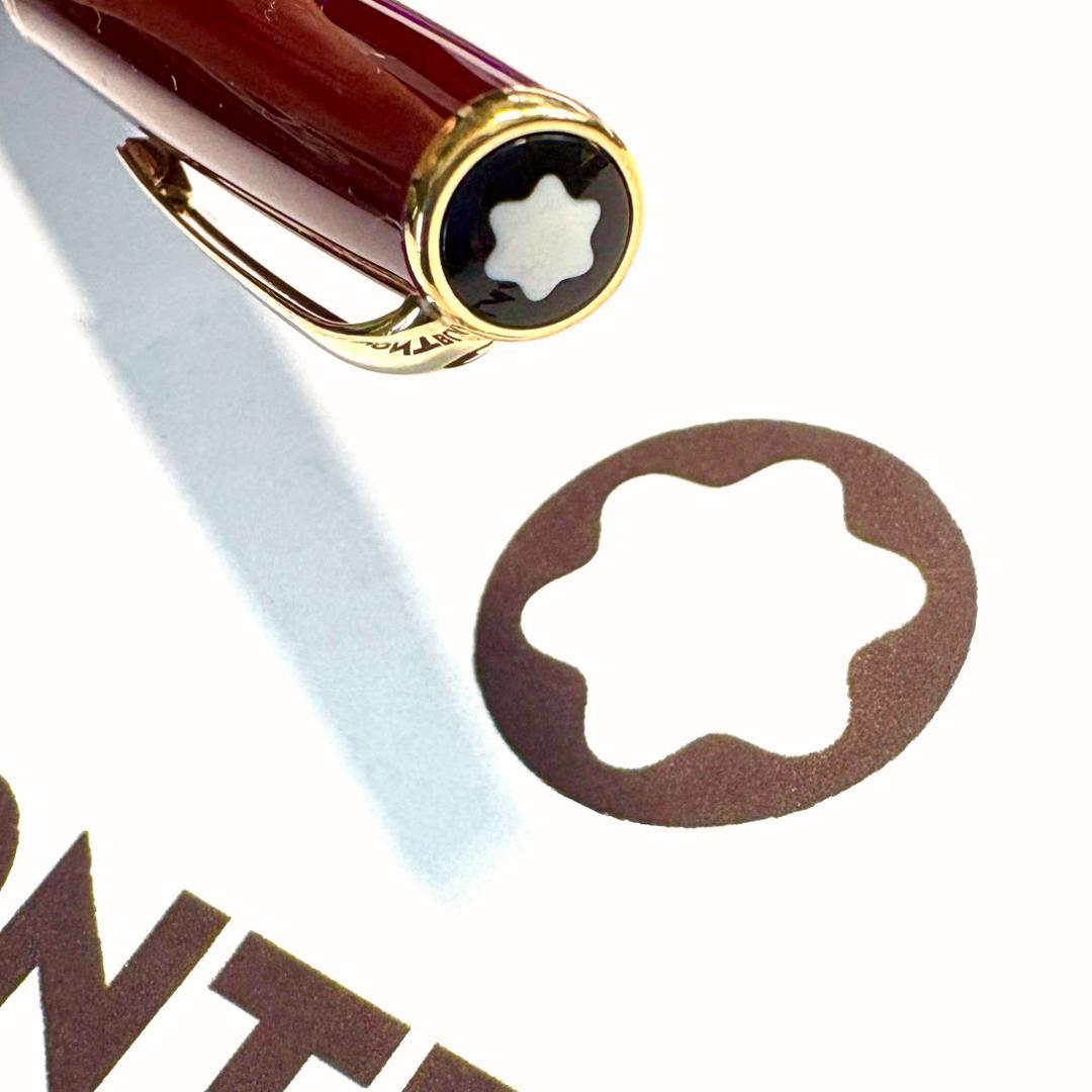 270.モンブラン GENERATION ローラーボール バーガンディ色 美品