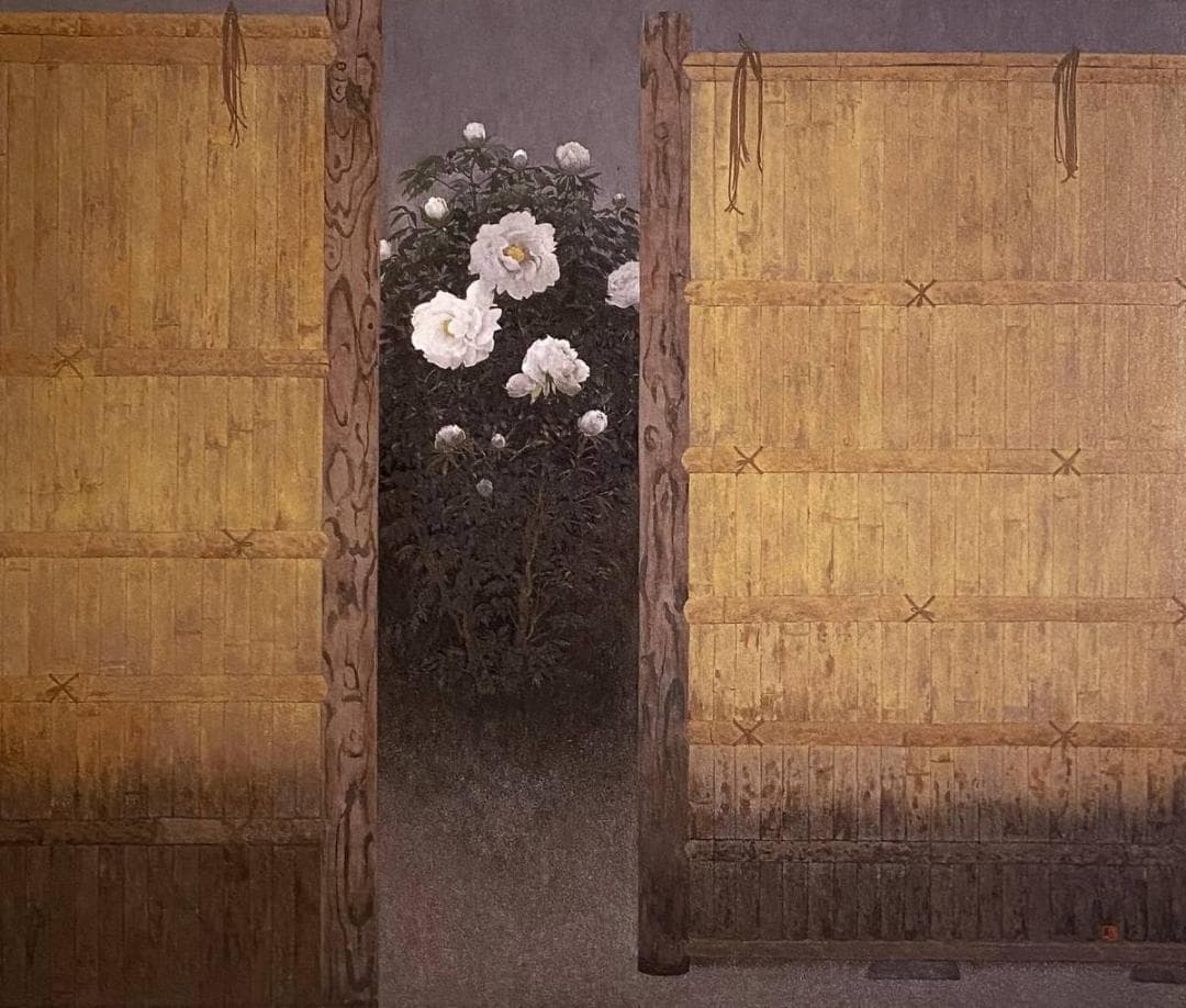 那波多目功一、【寂】、希少な額装用画集より、新品額装付、状態良好