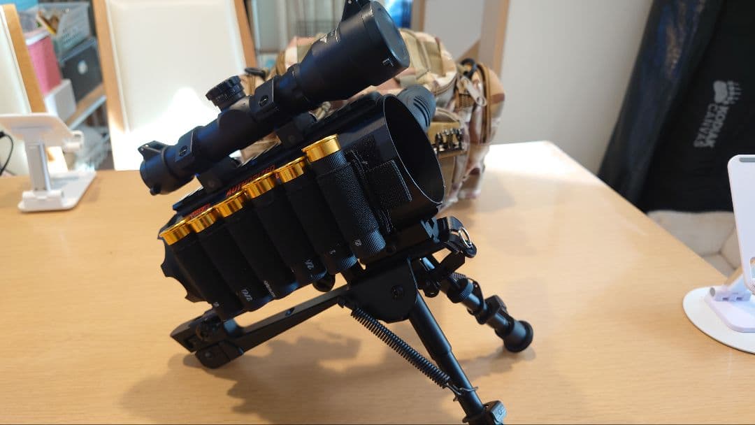 ミリタリーCB缶ホルダー （収納バッグ、パーツ全部付き）