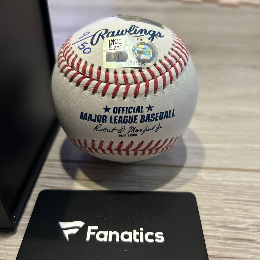 ニックカーツ直筆サインボール【fanatics鑑定済】50個限定品 - メルカリ