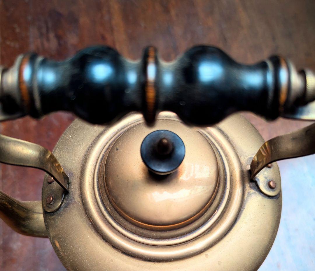 イギリスアンティーク ティータイム卓上ケトル アフタヌーンティー