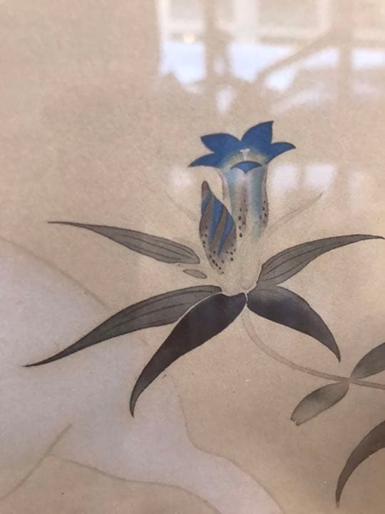 兎　絵画　色紙