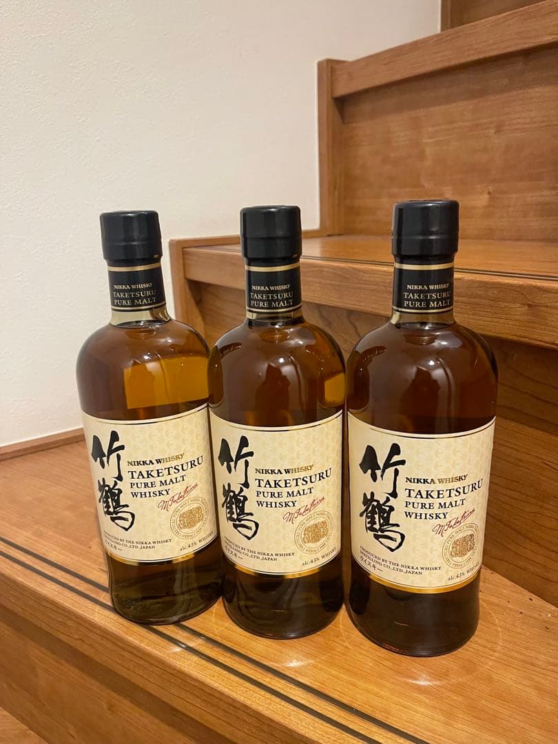 竹鶴ウイスキー3本セット