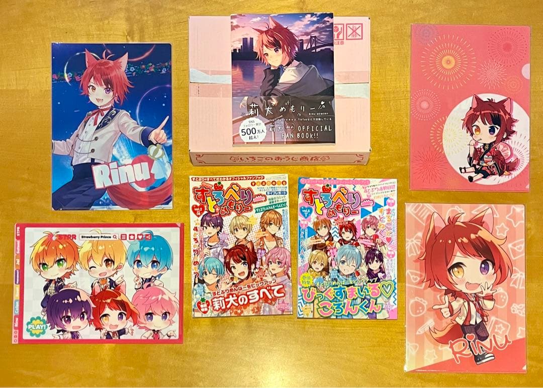 すとぷり グッズ 本 クリアファイル 莉犬 すとぷり STPR 莉犬 ブロマイド