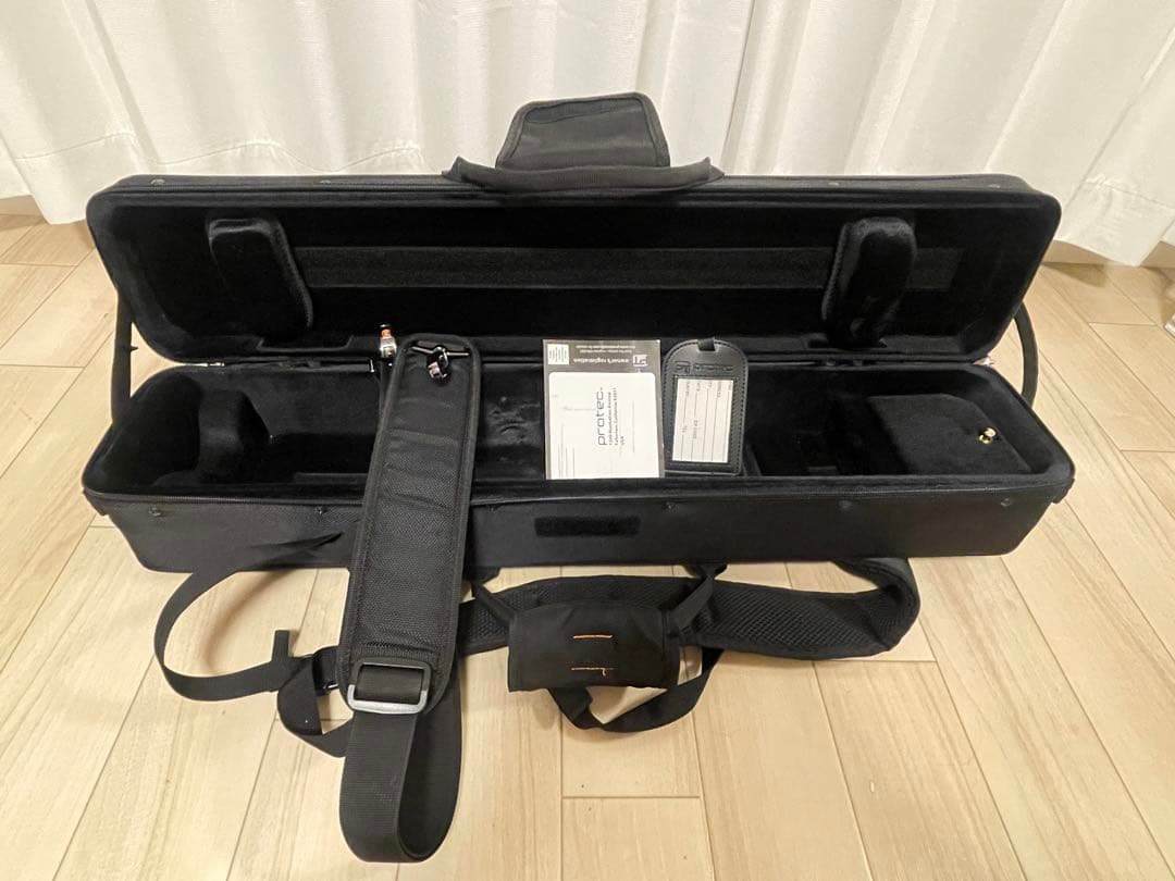 プロテック　ソプラノサックスケース(バックパックストラップ付き)