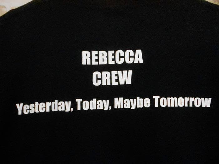 REBECCA レベッカ 2015 横浜アリーナ スタッフクルー Tシャツ