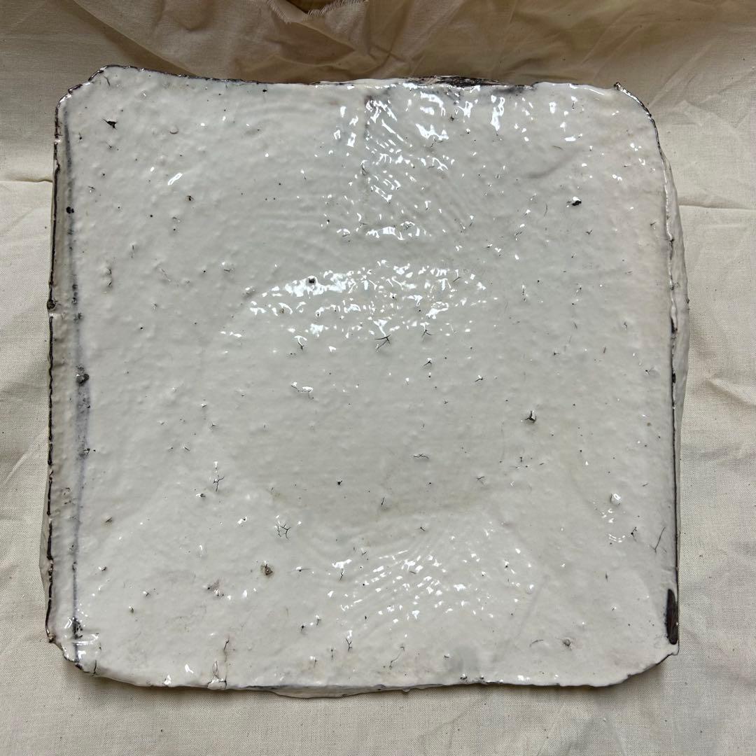 辻村史朗 粉吹八寸 皿