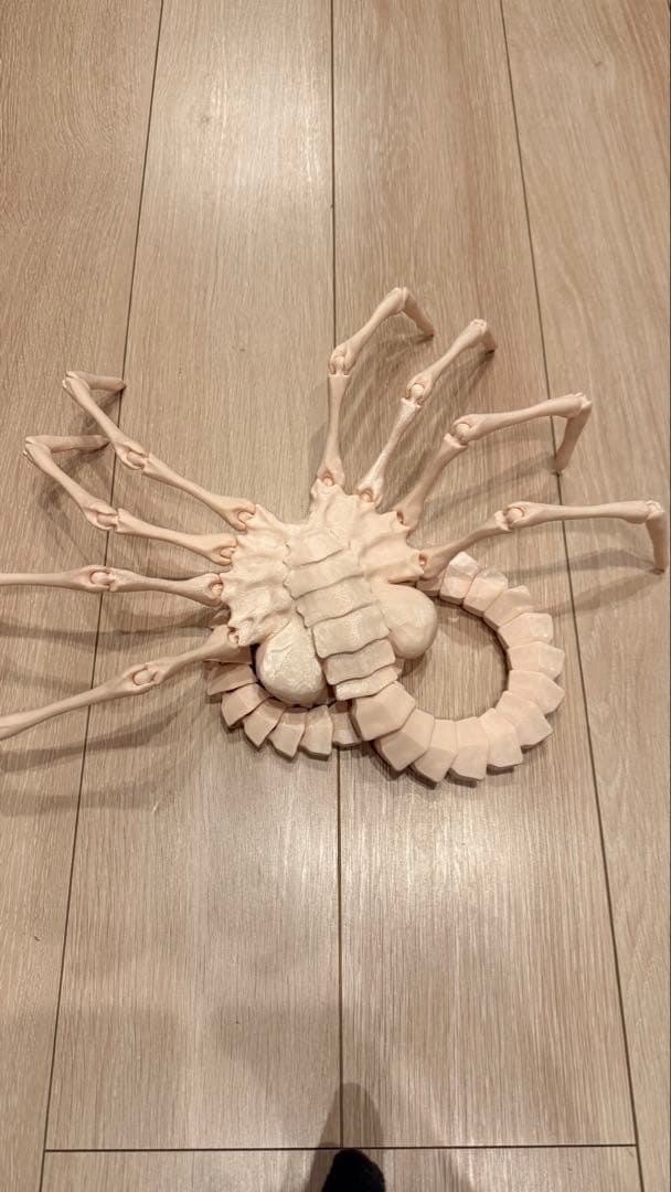 【エイリアン/Alien】可動関節式！超リアル実物大 フェイスハガー3Dプリント