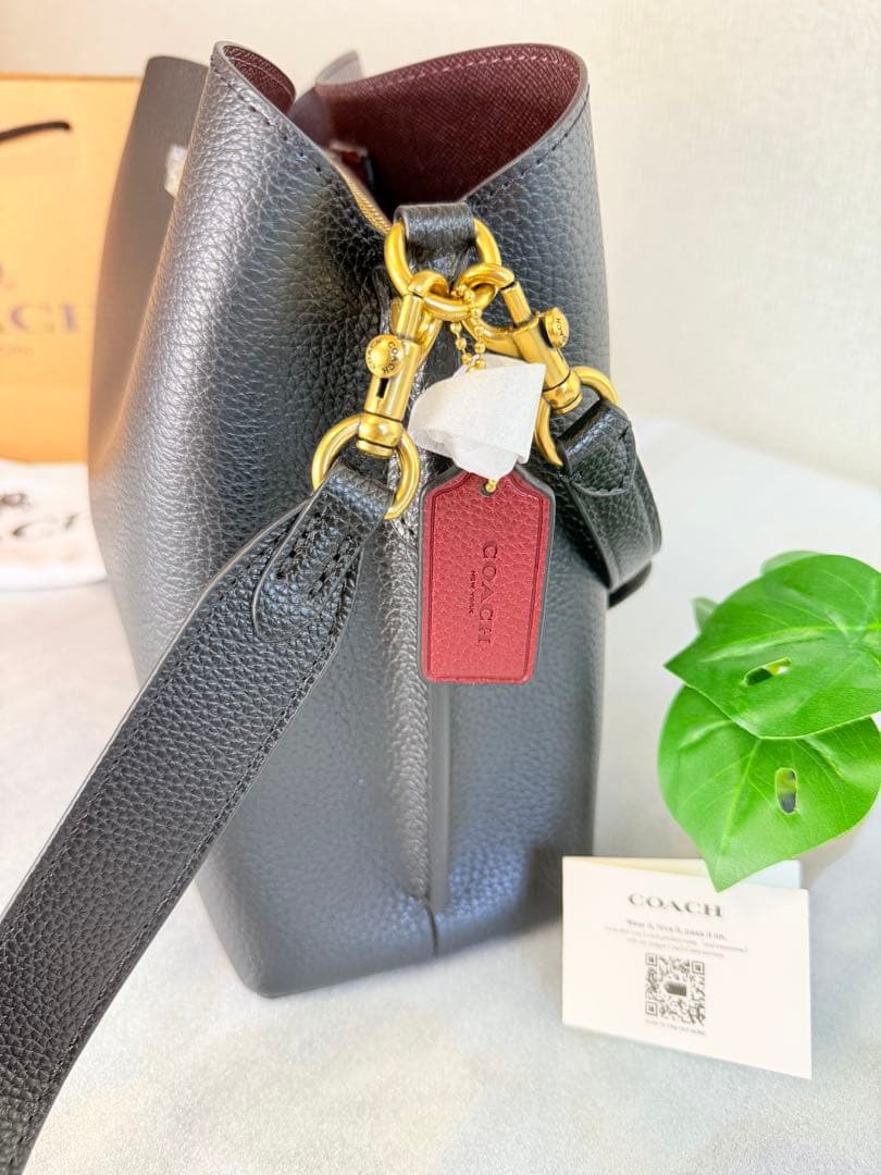 COACH ウィロー 2WAY ショルダーバッグ ブラック