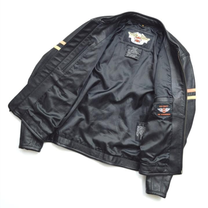 美品】Harley-Davidsonハーレーダビッドソン00sレザージャケット