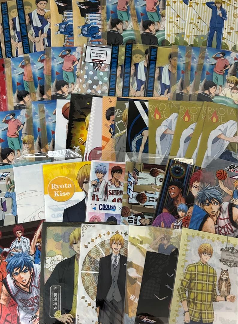 黒子のバスケ 黒バス 黄瀬涼太 クリアファイル　まとめ売り　52枚 黒子のバスケ 黒バス 黄瀬涼太 クリアファイル まとめ売り 52枚 黒子の