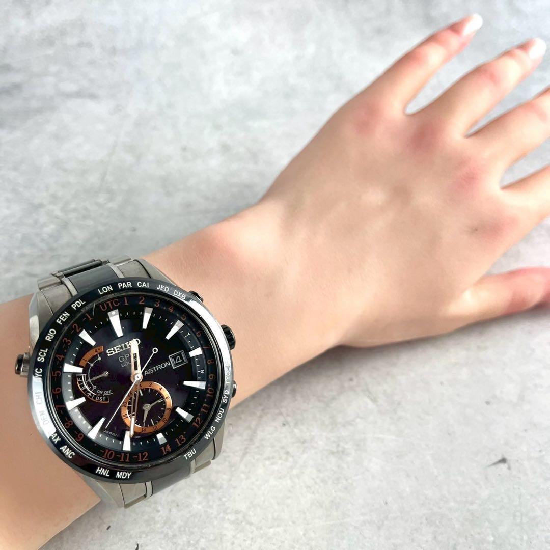 稼働 極美品 SEIKO ASTRON セイコー アストロン ソーラー 腕時計