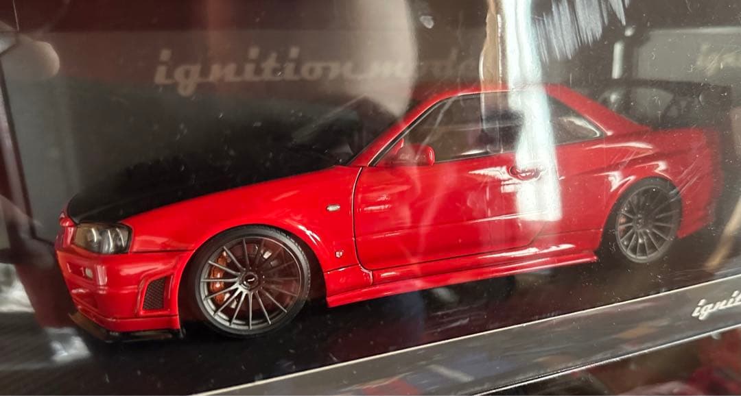 ミニカー GTR 1/18 ignition model GT-R R34 ig1831