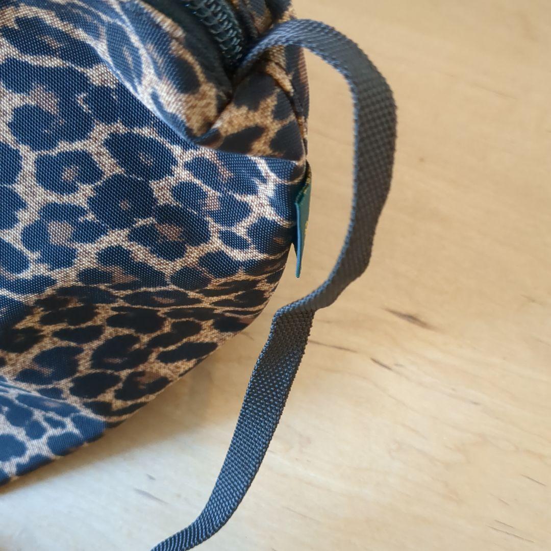 エルベシャプリエ　グリーンレーベル別注　ビッグポシェット　パンサートープ