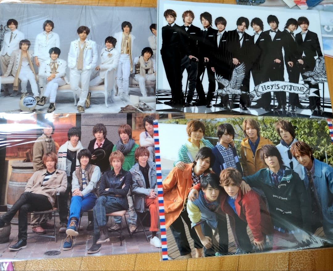 HeySayJUMP クリアファイル 歴代 山田涼介 伊野尾 有岡 中島裕翔