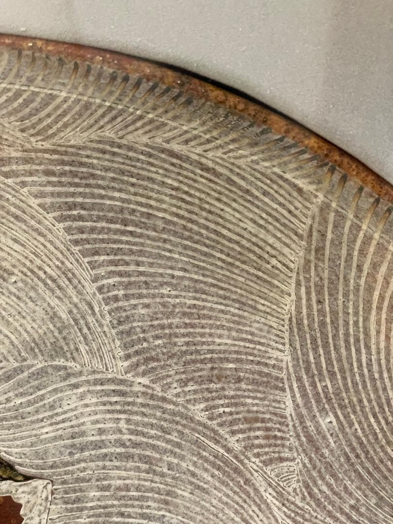 九谷焼 谷敷正人作 陶額雪月花『雪』飾絵皿 飾皿 陶板画