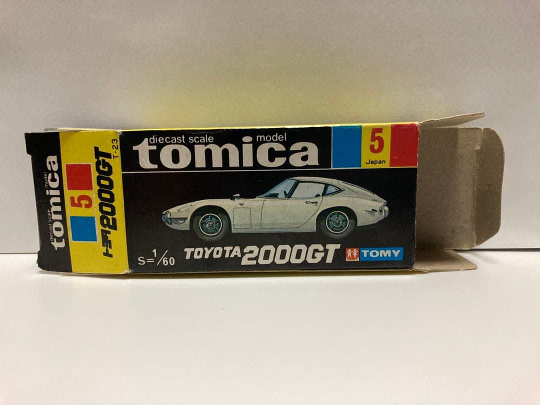 トミカ　黒箱　日本製　トヨタ　2000GT 1Aホイール