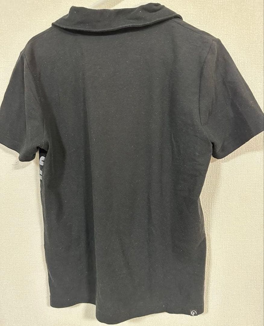 HYSTERIC GLAMOUR ブラック ポロシャツ ヒスガール　ヒステリック