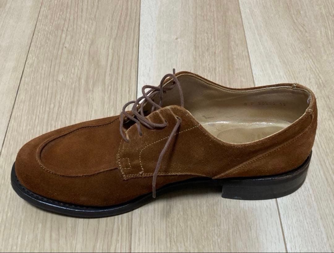 パラブーツ シャンボード ドレスライン 9F ブラウンスウェード 茶金