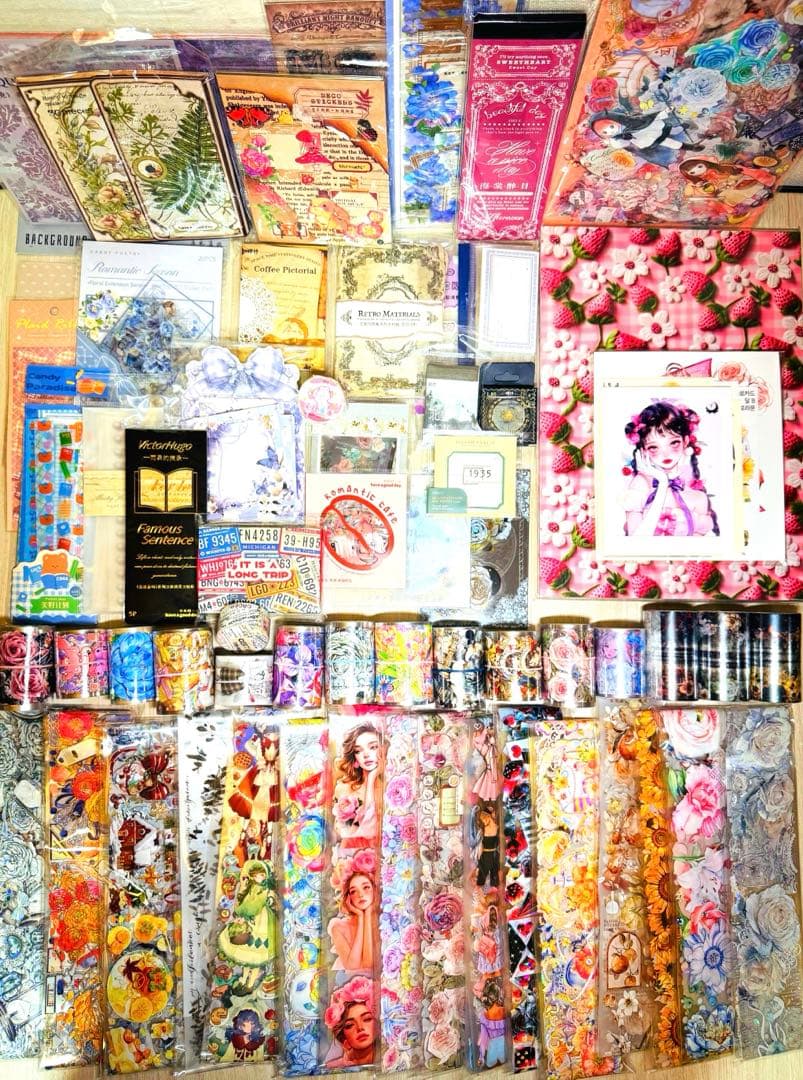 断捨離SALE❤︎限定2セット 海外マステ・コラージュ素材他 大量まとめ売りSP③