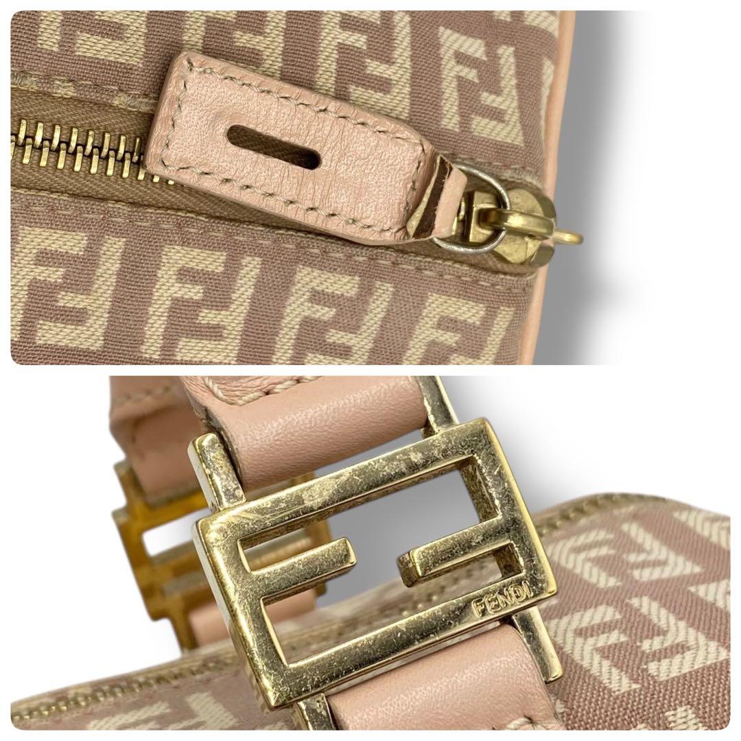美品 FENDI ズッキーノ ミニボストン バッグ Vintage ズッカ 希少