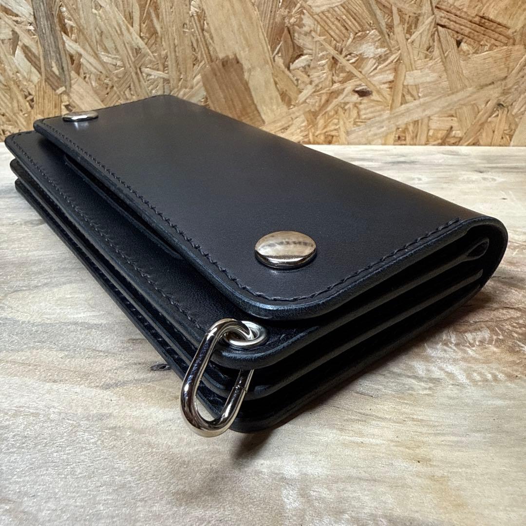 180 カスタム トラッカーウォレット 姫路レザー オイルレザー ニッケル