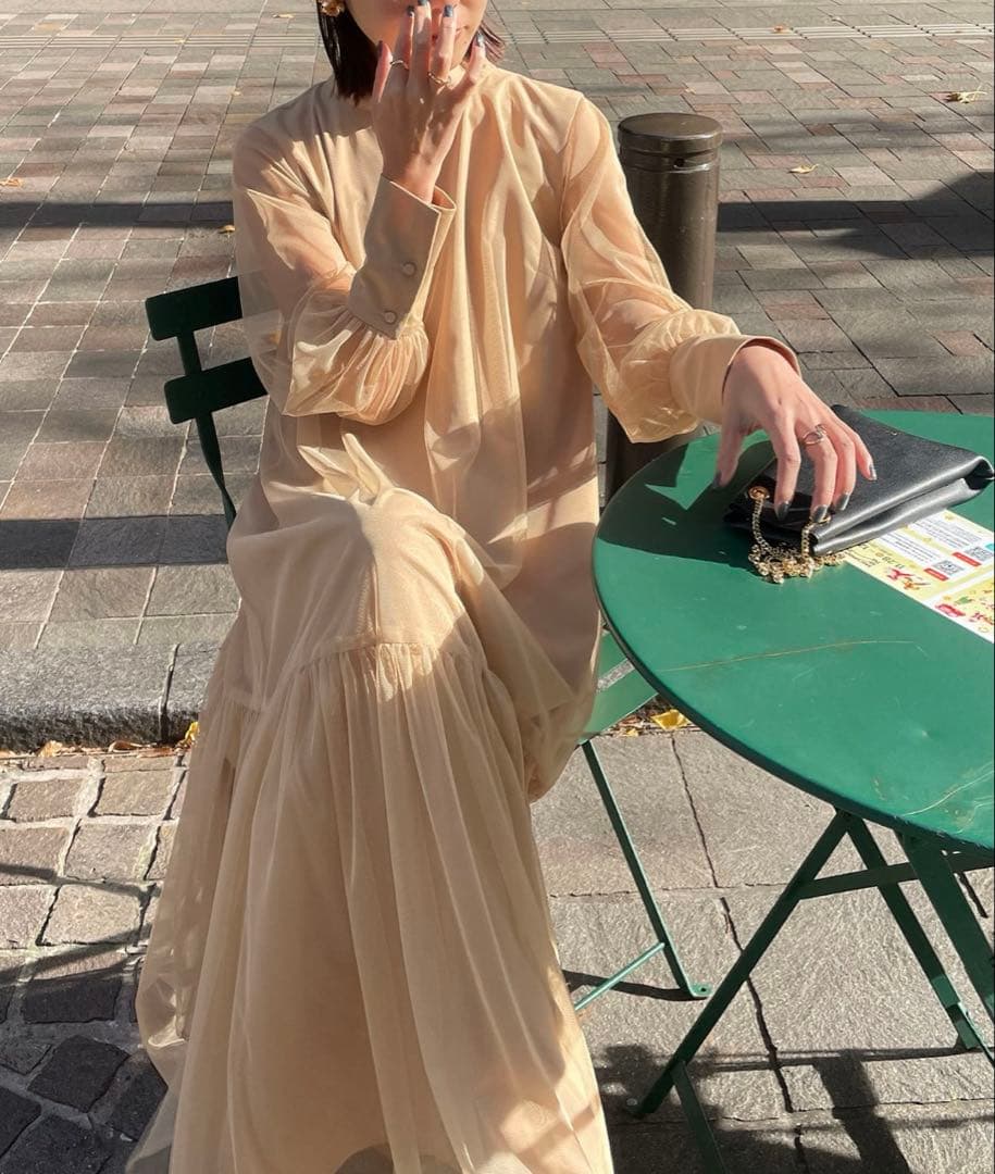 KATOチュールハイネックワンピース　CAPRICIEUX LE'MAGE