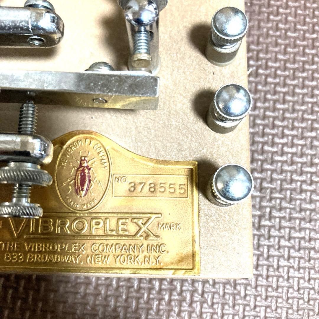 ❷Vibroplex モデル378555 無線通信機器バイブロブレックス