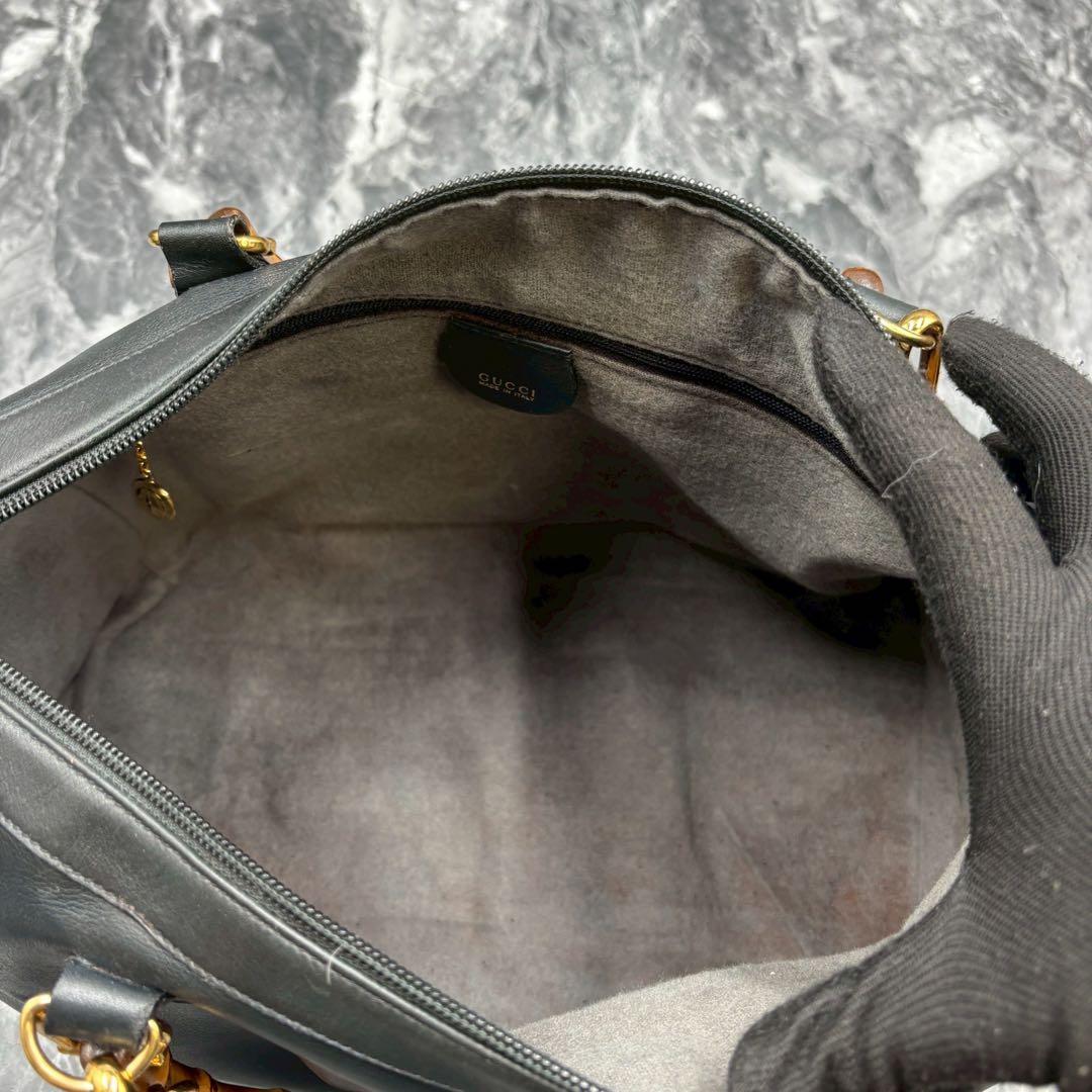 専用✨美品✨GUCCI ショルダーバッグ 2way ハンド バンブー ブラック