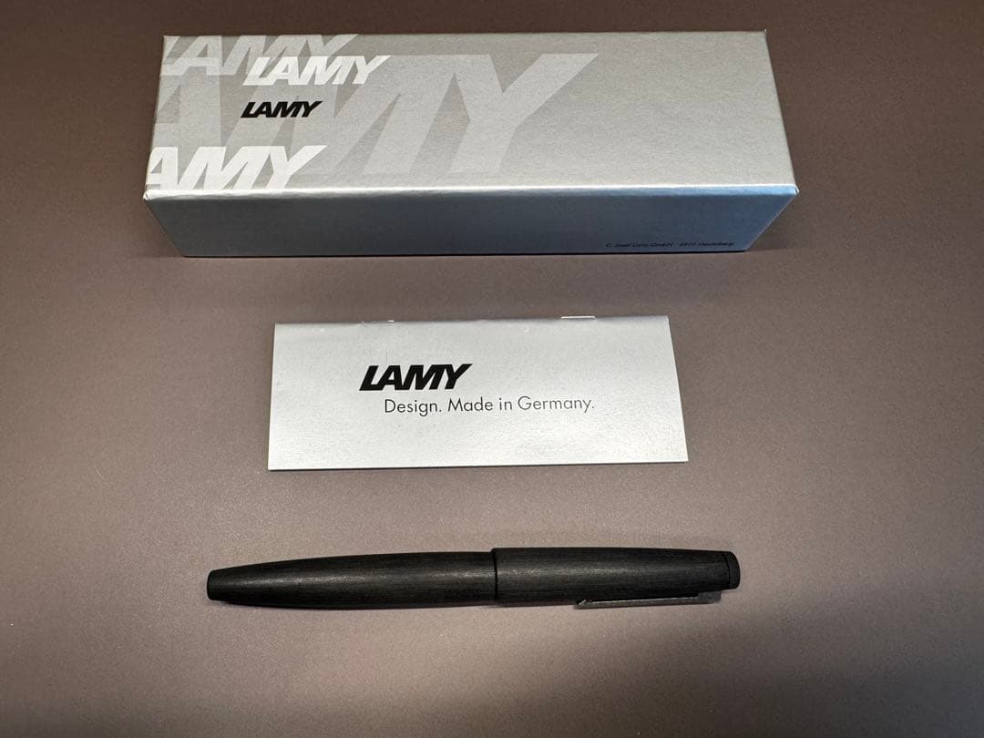 LAMY ブラック 万年筆箱付き